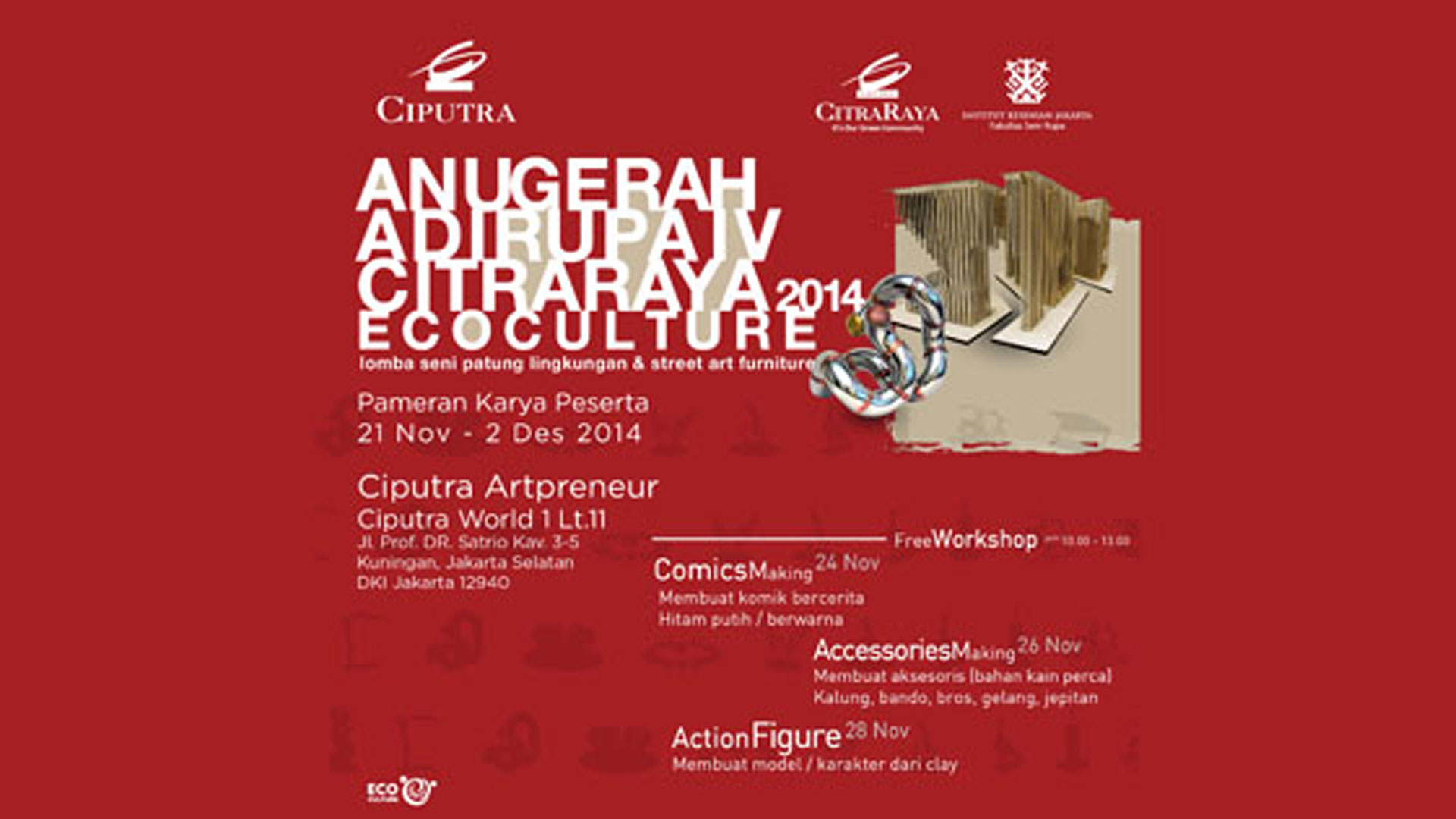 Anugerah Adirupa IV Citra Raya 2014 Ecoculture