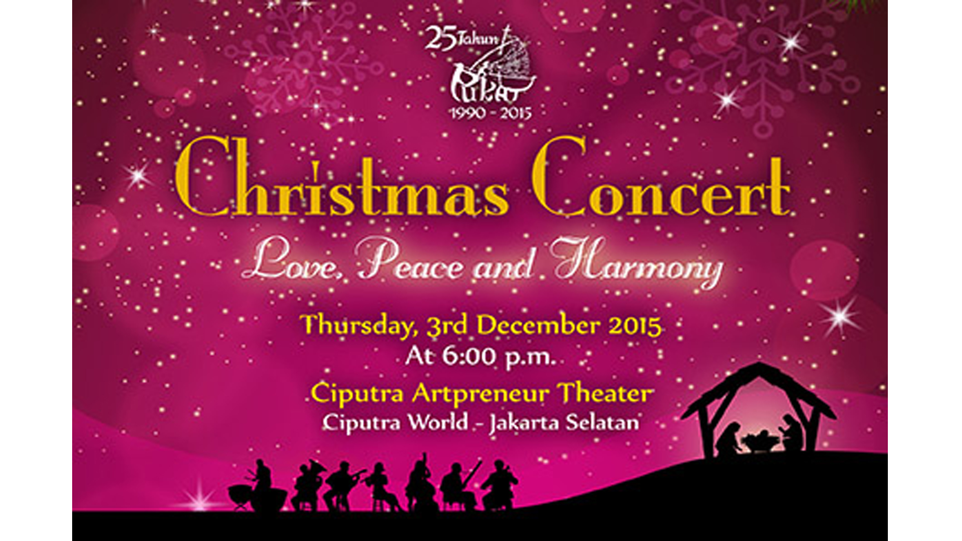 Christmas Concert: Love, Peace and Harmony