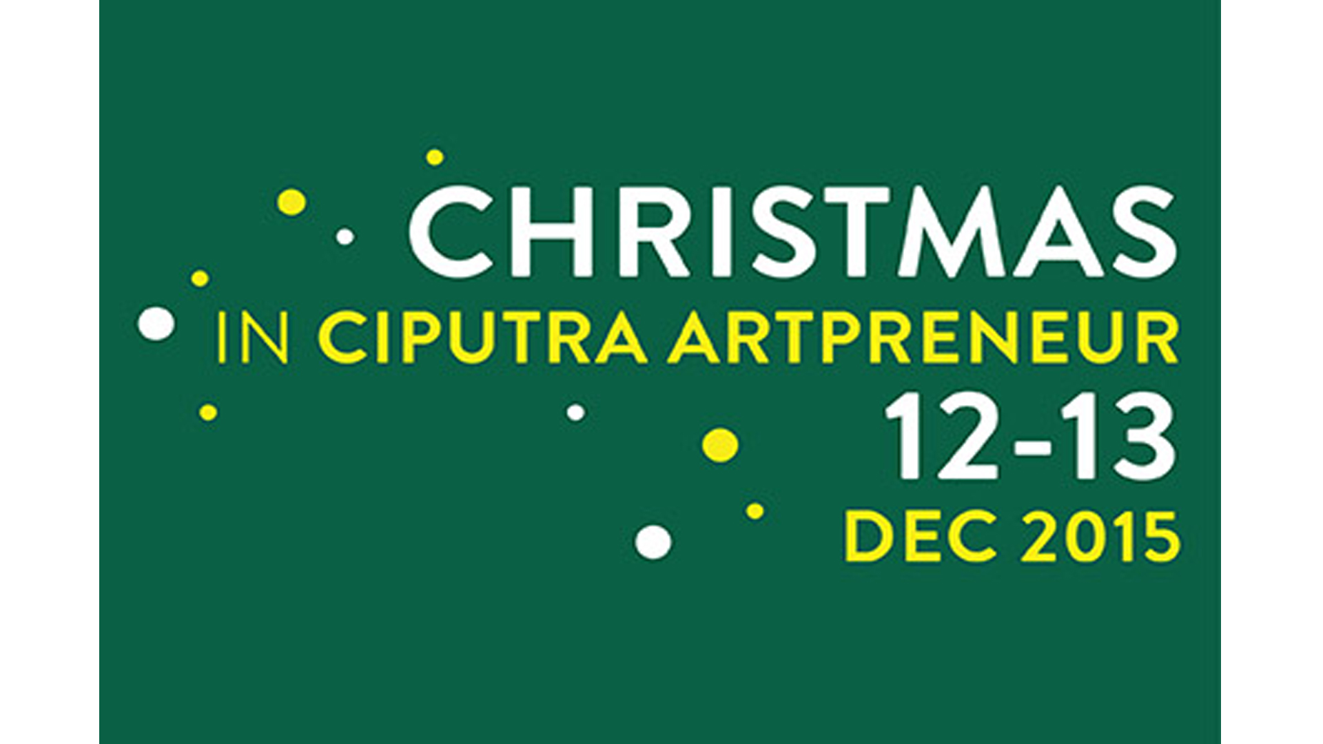 Christmas in Ciputra Artpreneur