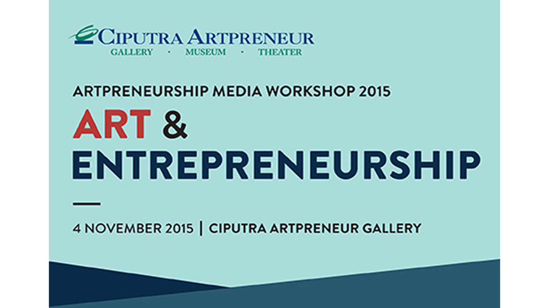 Art & Entrepreneurship Media Workshop 2015